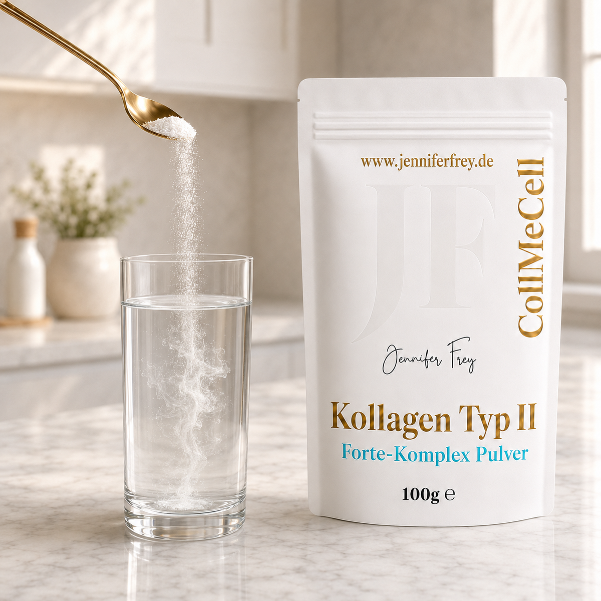 Cartilage Collagen Type II FORTE MATRIX Joint Complex Powder + Hyaluron + MSM + Vitamin C Jennifer Frey